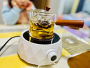 正扬电陶炉煮茶器玻璃烧水壶功夫茶具套装家用煮茶炉养生泡茶壶电茶炉 500ml 钻石白+直觉壶 实拍图