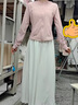 FOX.G裤子夏季女薄款2024新款冰丝女士裙裤休闲裤宽松阔腿裤九分裤女装 白色松紧腰褶皱半身裙裤 M 【建议120斤以内】 实拍图