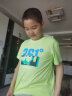 361°童装儿童短袖2024夏季男童短袖t恤男大童夏季短袖上衣 绿 170 实拍图