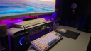 黑吉蛇DK84套件机械键盘RGB光无线2.4G有线蓝牙三模热插拔轴游戏电竞家用办公商务便携外设LOL 白色（RGB）套件+TTC快银轴 晒单实拍图
