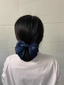 迈米德头花女职业发网网兜银行酒店空姐医院护士发饰盘发蝴蝶结发夹饰品 【黑色】职业盘发网 实拍图