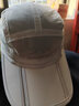 户外超薄超轻速干帽子折叠鸭舌帽四季男女款防水防晒夏季棒球凉帽 浅灰色 可调节 实拍图
