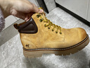 骆驼（CAMEL）休闲增高厚底户外工装男士大黄靴 G13W076024 烟沙色/咖啡 43  实拍图