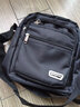 QUEEN TRIP新款男包竖款单肩包情人节防水耐磨小背包多口袋男士做生意收钱包 黑色 实拍图
