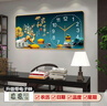 鹏创客厅新中式装饰画挂钟客厅装饰时钟挂墙轻奢家用钟表创意石英钟 实拍图