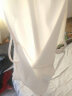浪莎睡裙女夏季仿真丝绸吊带睡衣性感冰丝薄款女士家居服 米白色 XL 实拍图