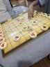 得力（deli） 中国象棋学生成人套装折叠棋盘加大号 原木色象棋33735 实拍图