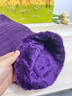 谦饰祥 帽子女中老年冬季休闲加厚毛线帽加绒保暖围巾妈妈帽连体针织帽 深紫 55-61有弹性 实拍图