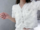 她芙（tafu）品牌女装小香风套装女2025夏装新款时尚气质显瘦遮肉半身裙两件 图片色 M 实拍图