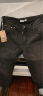 ANDSEEYOU 品牌男士牛仔裤 2024夏季新款商务休闲裤时尚潮流长裤子精品男装 黑色 29 晒单实拍图