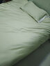 一默四件套纯棉100S长绒棉套件床单被套枕套亲肤家纺纽扣全棉四件套 新疆长绒棉 100支 丨大象灰 床单款 （被套150*200cm） 实拍图