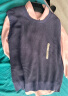 无印良品（MUJI） 女式 强捻网眼 法国袖毛衣 女款夏季 纯棉全棉背心 BA1OJA4S 烟熏紫色 XL (165/92A) 晒单实拍图