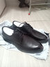 蜘蛛王男鞋皮鞋男布洛克商务正装鞋德比鞋男士系带英伦结婚 黑色 39  实拍图