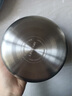 凌丰（LINKFAIR）304不锈钢菜盘 圆碟菜碟 圆盘加厚盛菜 厨房家用 圆碟菜碟子 304不锈钢 加厚 内径14（XR16） 1个 实拍图