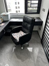 英斯迪尔（INSDEA）家用老板椅舒适久坐办公椅电脑椅可躺靠背椅书房书桌商务沙发座椅 黑色-纳米皮【高弹海绵】 铝合金脚 实拍图