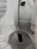 卡度顿短袖衬衫男夏季薄款纯色正装商务休闲韩版修身大码职业装半袖衬衣 白色 2XL 实拍图