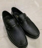 金利来（goldlion）男鞋商务休闲鞋舒适轻质透气时尚皮鞋59683019201A-黑-39码 实拍图
