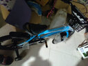 贝琦童（BEIQITONG）儿童自行车单车2-3-4-6-9-10岁男孩童车中大童女孩小孩宝宝脚踏车 尊享蓝【一体轮】暴君轮水壶礼包 18寸适合身高(115-135)CM 实拍图