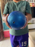 英辉INVUI 实心球2公斤中考专用防滑球全国中小学生训练比赛考试充气投掷实心球 蓝色 2kg（网+针+打气筒） 实拍图