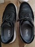 零度男鞋2025新款男士运动休闲鞋日常百搭拼接条纹轻便软底潮流百搭 黑色 40 实拍图
