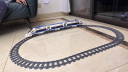 开智（KAZI）和谐号动车复兴号高铁电动火车拼装积木模型儿童玩具男孩生日礼物 98227和谐号高铁列车兼容乐·高 实拍图