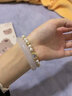 中国黄金（CHINA GOLD）高冰种玉髓手镯白月光荔枝冻镯子玉手镯生日送女友三八节女神礼物 54#荔枝冻手镯【10-12mm】 实拍图