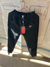 犹抱琵琶冬季羊羔绒运动裤女加绒加厚秋冬裤子宽松休闲卫裤女外穿女裤棉裤 黑色（加绒加厚） XL建议110-125斤 实拍图