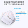 SANWA SUPPLY 人体工学垂直竖握无线鼠标 静音鼠标 办公游戏吃鸡 蓝光LED 多档DPI 6键 无线 静音 含接收器 白色 实拍图
