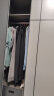 臻享家衣柜 北欧推拉门衣柜现代简约卧室组合多功能大衣柜 衣柜+转角柜+顶柜 1.6米 晒单实拍图