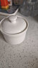 斯凯绨（Sky Top）陶瓷碗带盖炖盅骨瓷隔水汤盅蒸蛋羹燕窝盅家用单人份纯白250ml 晒单实拍图