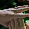 Fanci范琦 为爱加冕情侣戒指男女一对开口对戒银饰表白三八妇女节礼物 晒单实拍图