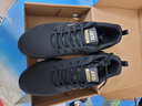 安踏云逸小黑鞋加绒运动鞋男鞋棉鞋男士冬季保暖皮面防泼水软底跑步鞋 【皮网拼接】黑/金-10 42 实拍图