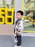 FNJ KIDS童装儿童拜年服套装冬装中国风男童汉服宝宝过年喜庆衣服 龙年大吉 （加厚夹棉）现货直发 120 （建议身高110-120cm） 实拍图