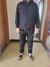 爱洛斯汀堡 秋冬季连帽卫衣三件套男新款一整套搭配帅气潮流衣服男生运动套装休闲马甲男装 1901黑色马甲三件套 加绒 3XL 【150-170斤左右】 实拍图