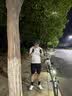 兰帕达透气骑行袜男女自行车公路车运动袜跑步袜子中筒 追光logo款黑色 实拍图