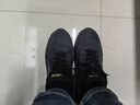 安踏男鞋运动鞋男春夏季软底耐磨防泼水皮面跑步鞋减震户外休闲鞋子男 【防泼水皮面】5529-9黑/金属金 43 (270mm) 实拍图