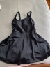 速比涛（Speedo）噪点系列裙摆连体泳衣女 修身防晒抗氯 8125833503 黑色 32 晒单实拍图