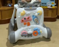 哈皮小将婴儿学步车多功能起步车宝宝手推益智早教助步车 基础版（灰色） 实拍图