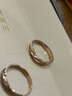 莱绅通灵对戒结婚情侣钻戒男女18K金求婚钻石戒指爱在比利时 【礼物推荐】女款18k玫瑰金 16号 实拍图