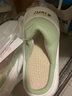 惠夫人四季亚麻拖鞋女家居软底防滑情侣家用透气室内男士 EVA亚麻 灰色 40-41 (适合39-40码穿) 实拍图