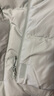 安踏速暖羽绒服 女冬季三防面包服保暖宽松立领时尚户外运动外套 香草米白/海沫青-2 XL (女175) 实拍图