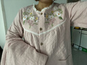 眠岛新款睡衣女冬季空气棉甜美风刺绣夹棉加厚家居服套装 柔雾粉 M （158-165cm 115斤以内） 实拍图