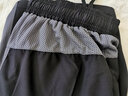 艾伦伯顿（Alen Botun） 运动套装男夏季背心短裤宽松冰丝速干无袖T恤健身跑步篮球服上衣 黑+黑【冰丝套装】 2XL(165-190)斤 实拍图