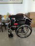 鱼跃（yuwell）【旗舰之选】轮椅H053C 铝合金折背折叠轻便 老年残疾人代步车手动轮椅车 实拍图