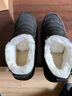 布瑞京老北京布鞋男棉鞋纯羊毛冬季保暖爸爸休闲鞋中老年软底雪地鞋子 黑色 纯羊毛B22101 40 实拍图