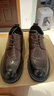 公牛世家男鞋2025新款英伦系带商务休闲鞋西装通勤大头皮鞋男士软底正装鞋 棕色【四季款单鞋】GN12510Z029 42 （标准皮鞋码） 实拍图