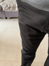 JEEP SPIRIT吉普棉质休闲裤男春秋款宽松直筒商务休闲冬季加绒弹力西装裤子男 SJMH026黑色【秋冬款】 38 （2尺9） 实拍图