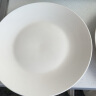 洁雅杰陶瓷牛排盘家用菜盘子10英寸欧式西餐盘酒店商用微波炉可用2只装 实拍图