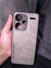热火 适用红米note13pro+手机壳小米 RedmiNote13Pro+保护套 升级肤感羊巴皮磨砂镜头全包硅胶-烟灰色 实拍图
