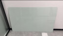 得力挂式白板150*90cm 全面屏磁性钢化悬挂式玻璃白板办公会议写字板黑板(含白板擦 白板笔 磁钉)MZ102 实拍图